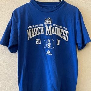 Adidas Mens Small Duke Blue Devils 2008 Final Four Shirt